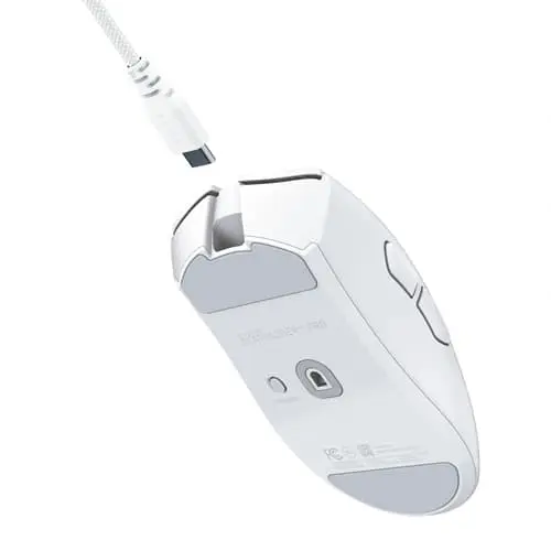 Razer DeathAdder V4 Pro White Wireless Gaming Mouse - Image 3
