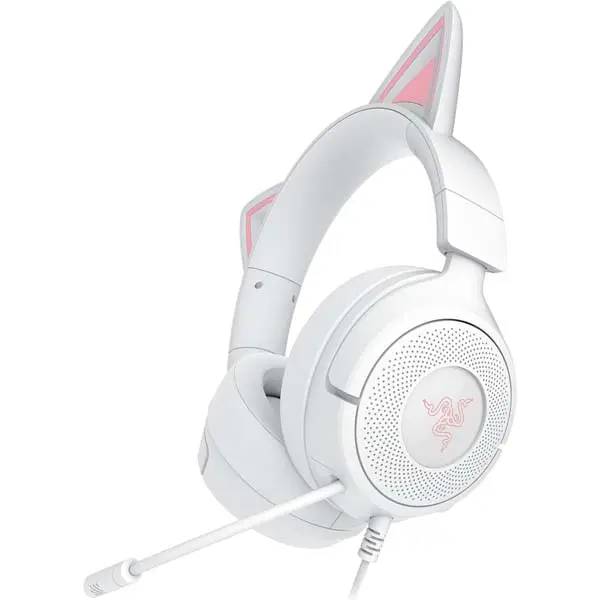 Razer Kraken Kitty V3 X Wired Gaming Headset (White)