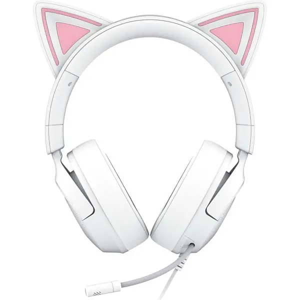 Razer Kraken Kitty V3 X Wired Gaming Headset (White) - Image 2