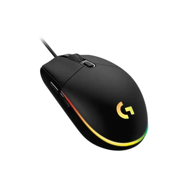 Logitech G203 LIGHTSYNC RGB Wired Gaming Mouse - Black - Image 3