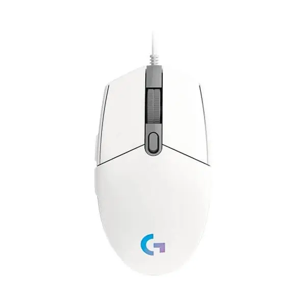 Logitech G203 LIGHTSYNC RGB Wired Gaming Mouse - White - Image 3