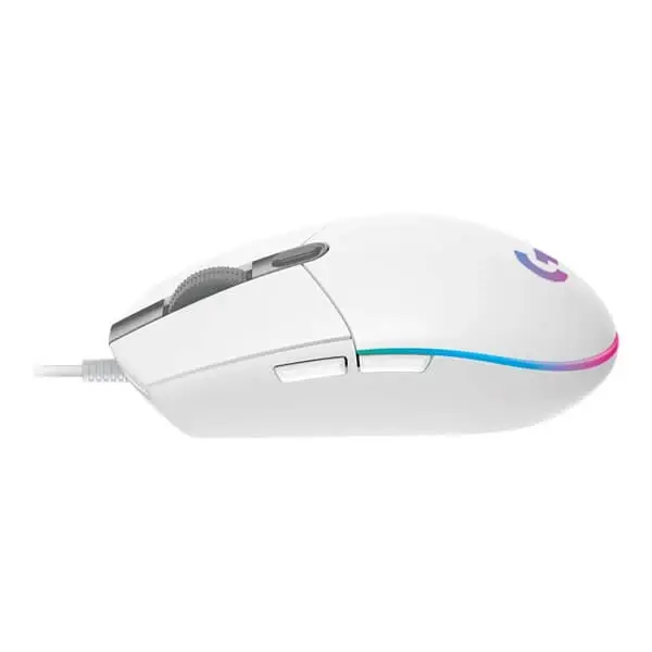 Logitech G203 LIGHTSYNC RGB Wired Gaming Mouse - White - Image 4