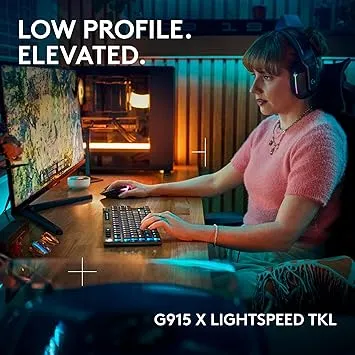 Logitech G915 X LIGHTSPEED TKL Low-Profile Wireless Gaming Keyboard - Image 8
