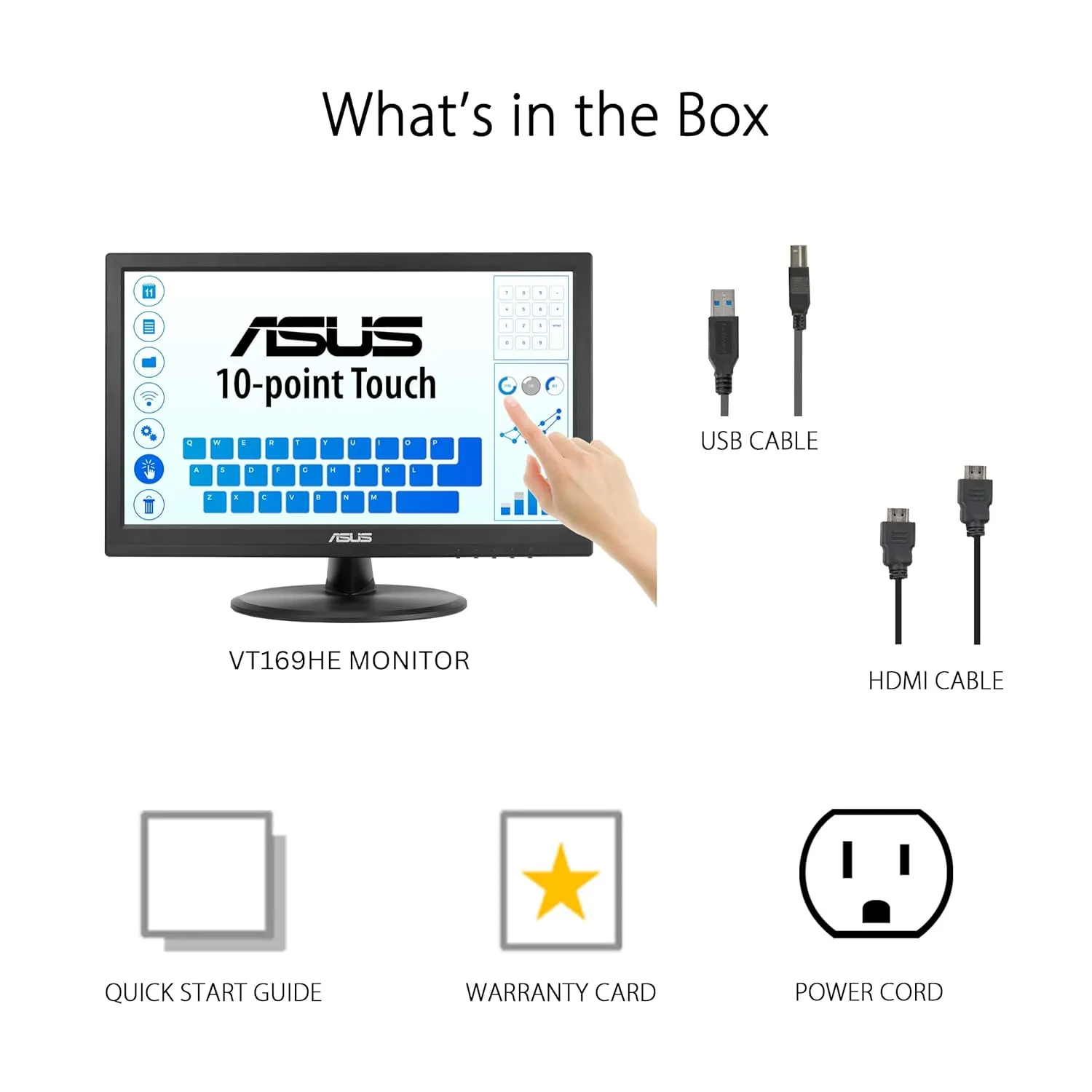 ASUS VT169HE 15.6-inch Full HD Touch Monitor - Image 6
