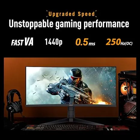 ASUS VG34WQML5A 34-Inch Ultrawide Monitor - Image 3