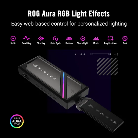 ASUS ROG Strix Aiolos 20Gbps M.2 SSD Enclosure - Image 7