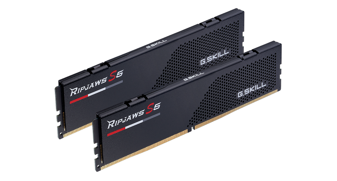 GSKILL RIPJAWS S5 64GB (2X32GB) DDR5 5200MHZ C36 RAM (F5-5200J3636D32GX2-RS5K)