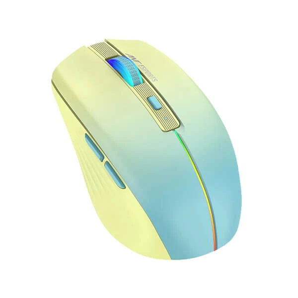 Ant Esports GM400W RGB Wireless Gaming Mouse (Dull Yellow)