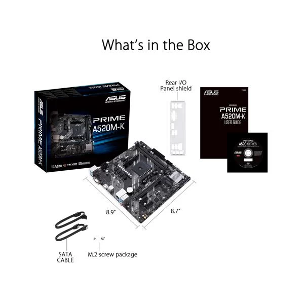 Asus Prime A520M-K Motherboard
