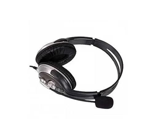 HP B4B09PA Headphones with Mic (Black)