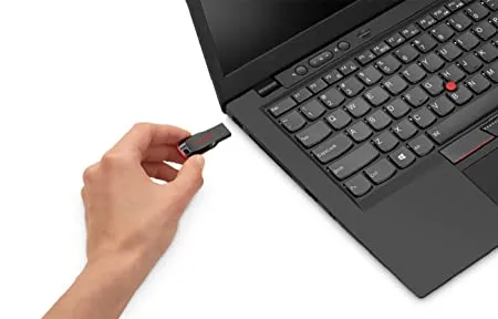 SANDISK-SDCZ50-128G-I35 PEN DRIVESanDisk SDCZ50-128G-I35 USB2.0 128 GB Pen Drive (Red and Black)