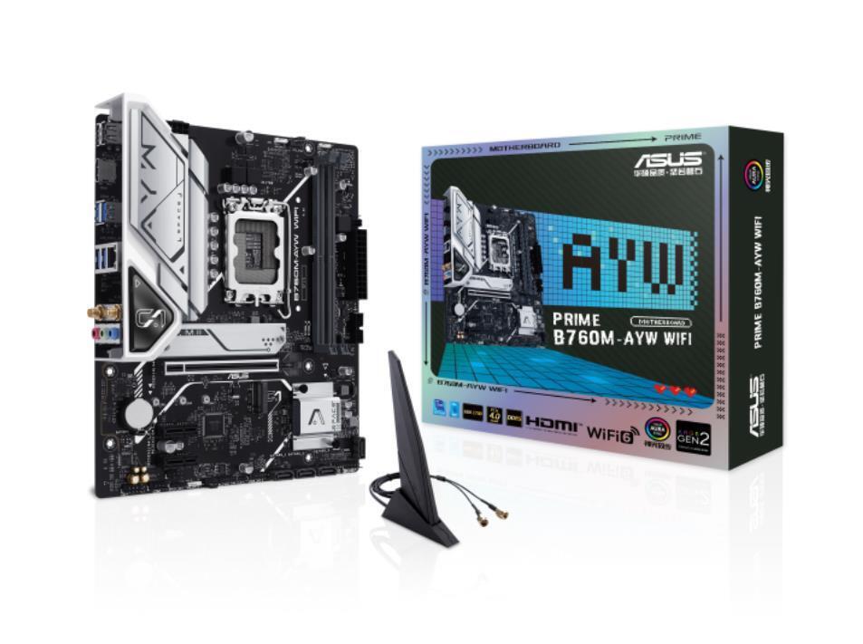 ASUS B760M-AYW WIFI Motherboard Gaming DDR5 LGA1700 Support Intel