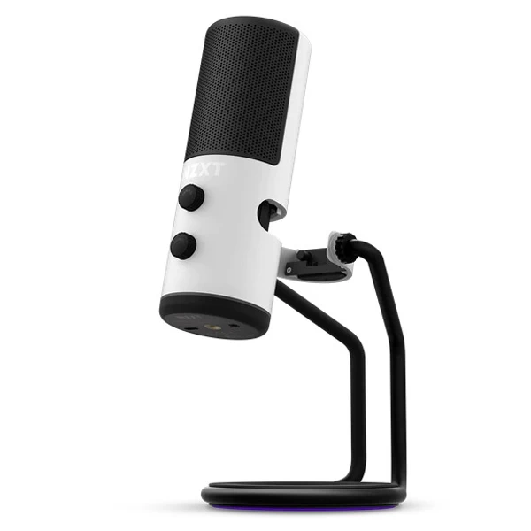 NZXT Capsule Cardioid Microphone (WHITE) WIRED USB MICROPHONE