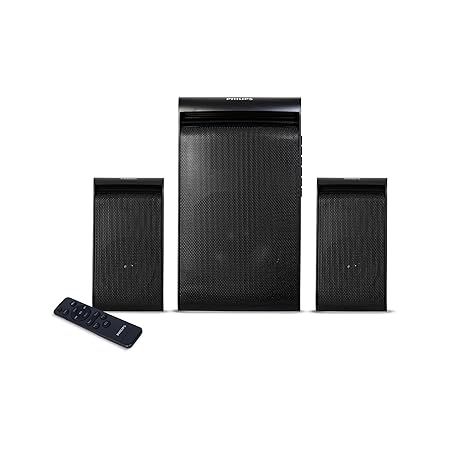 Philips Audio TAV5257 45W 2.1 Channel Wireless and Wired Multimedia Computer Speaker