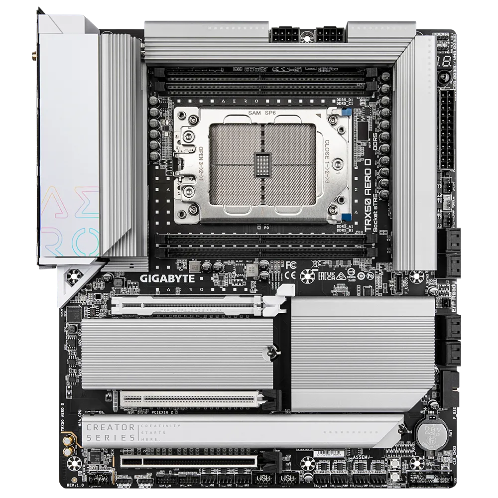 Gigabyte TRX50 Aero D sTR5 E-atx Motherboard (TRX50-AERO-D) - Image 2