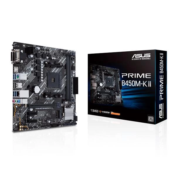Asus Prime B450M-K II AM4 Micro Atx Motherboard