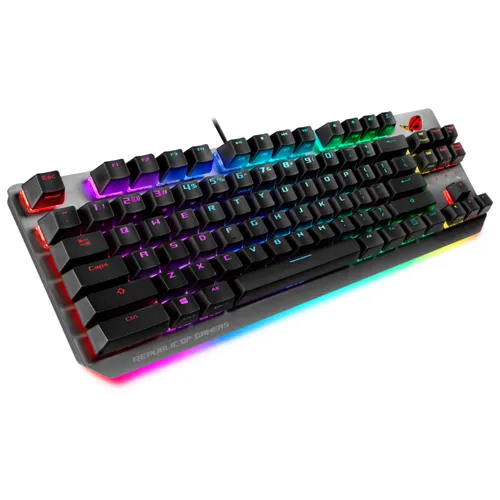 Asus ROG Strix Scope TKL Wired Mechanical RGB Gaming Keyboard - Cherry MX Red Switches
