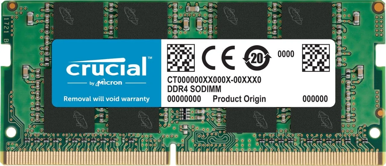Crucial RAM 8GB DDR4 3200MHz  Laptop Memory CT8G4SFRA32A