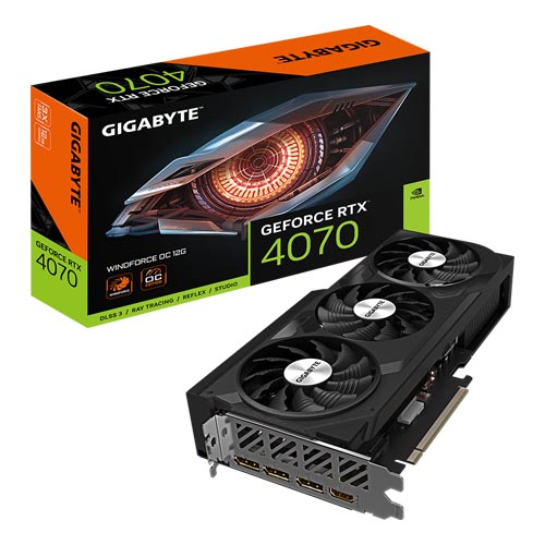 Gigabyte GeForce RTX 4070 WINDFORCE OC 12G 12GB GDDR6X Graphic Card