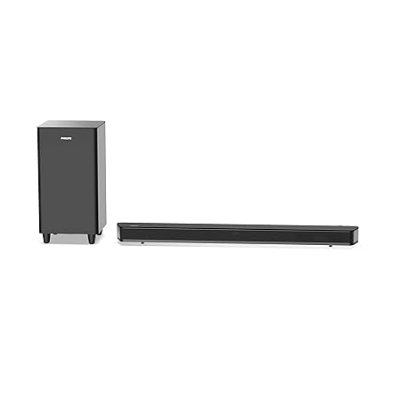 Philips Audio HTL8162 2.1CH 160W Bluetooth Soundbar with Wireless
