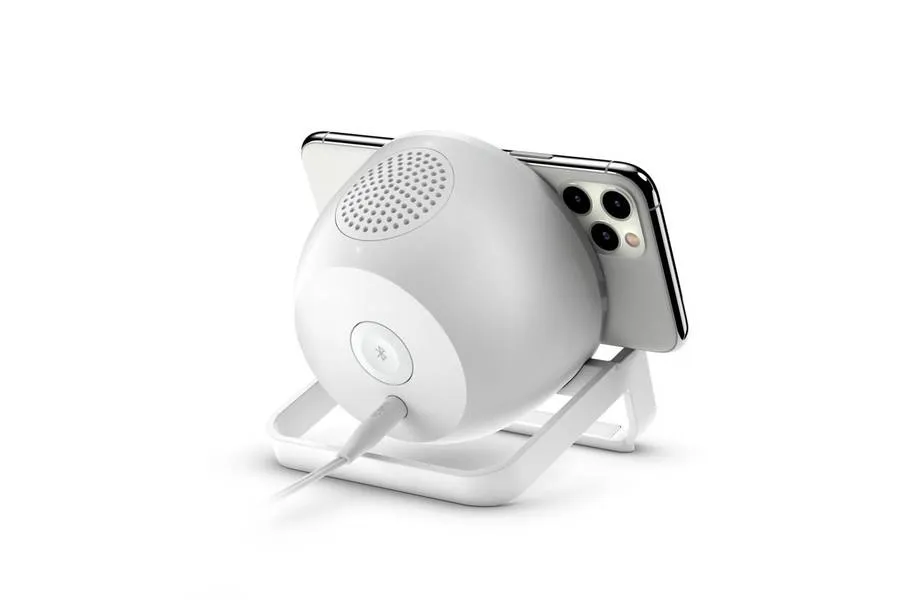 Belkin Wireless Charging Stand + Speaker White