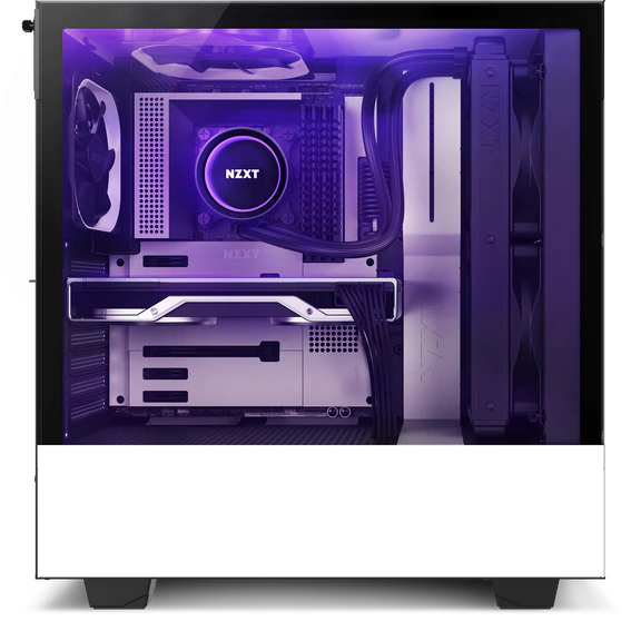 NZXT H510i COMPACT MIDTOWER WHITE/BLACK CABINET CASE