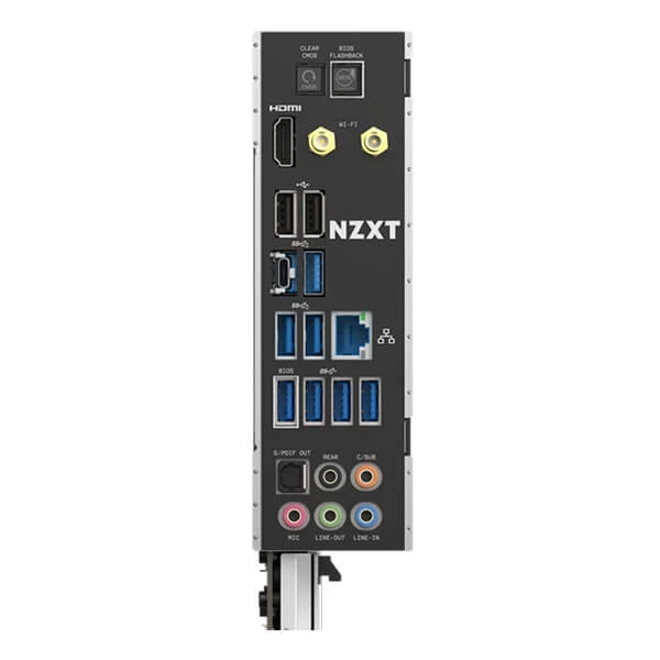 NZXT N7 B550 MOTHERBOARD -AMD B550 CHIPSET WITH WI-FI AND WHITE COVER - Image 4