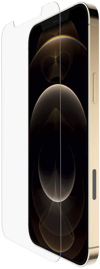 Belkin iPhone 12 Pro Max Screen Protector TemperedGlass Antimicrobial-Treated, Clear