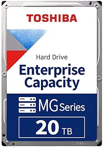 Toshiba 20TB MG10 Series 7200 rpm SATA III 3.5" Internal Hard Drive