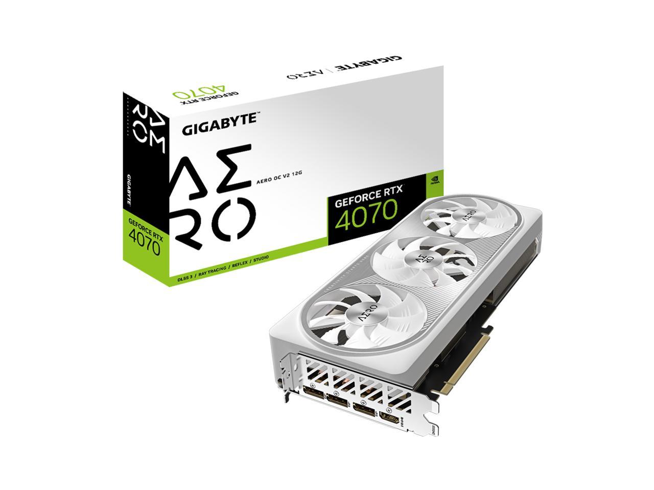 GIGABYTE GeForce® RTX 4070 AERO OC V2 12G Graphics Card