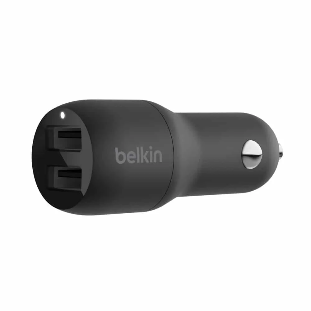Belkin BOOST CHARGE? Dual USB-A Car Charger 24W