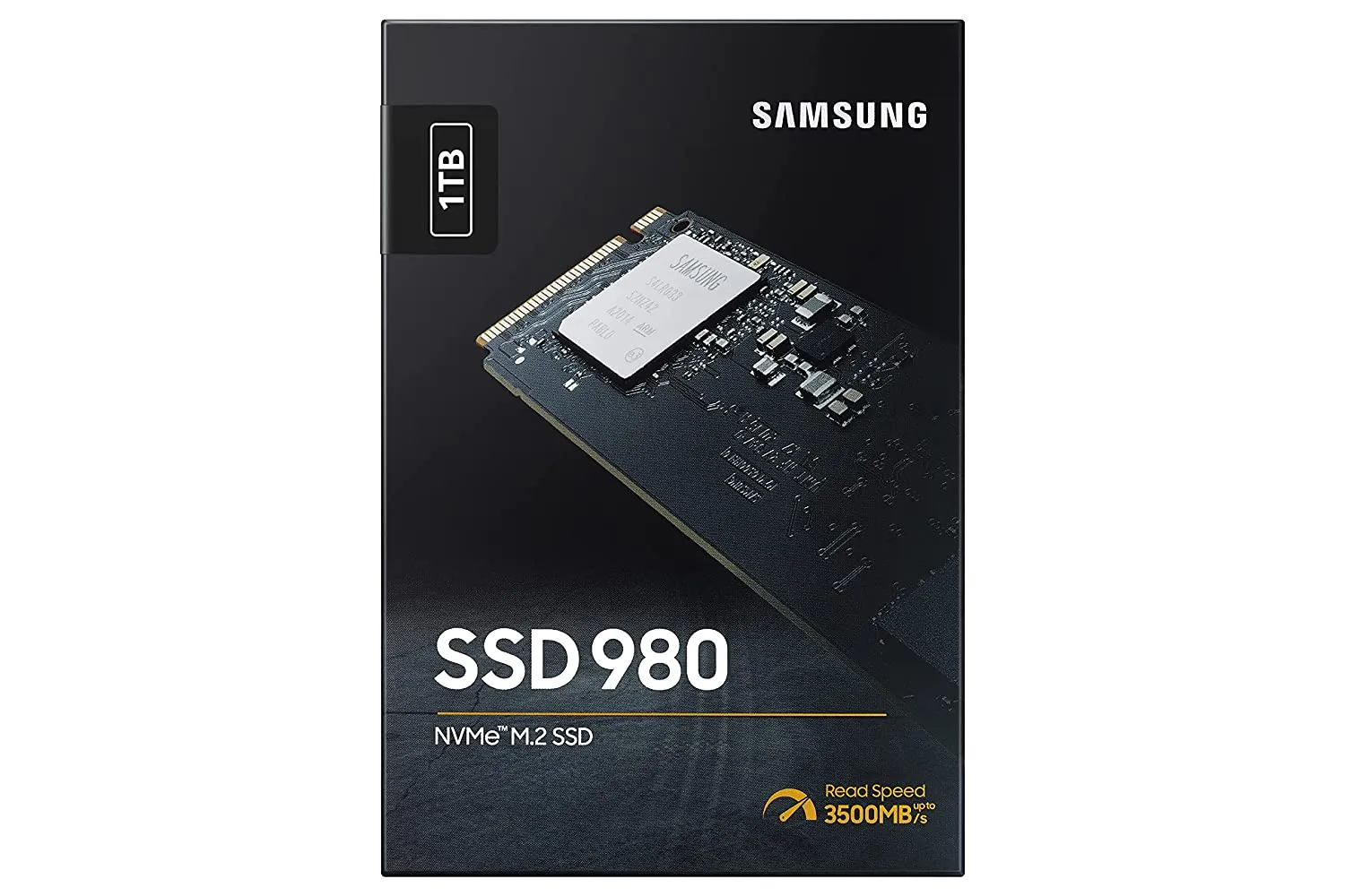 Samsung 980 1TB Up to 3,500 MB/s PCIe 3.0 NVMe M.2 (2280) Internal Solid State Drive (SSD) (MZ-V8V1T0)