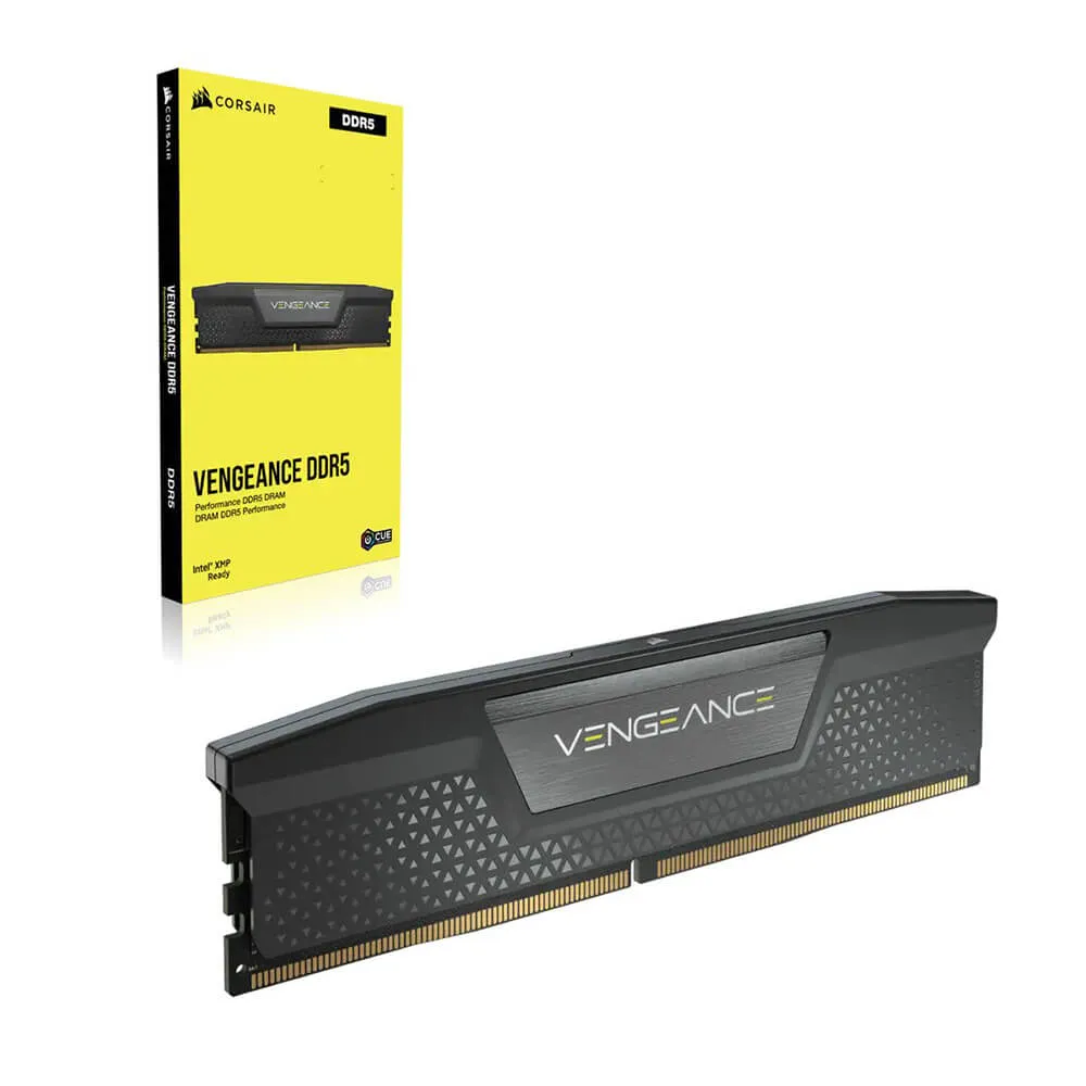 Corsair VENGEANCE 32GB (2x16GB) DDR5 DRAM 6000MHz C40 Memory Kit Black