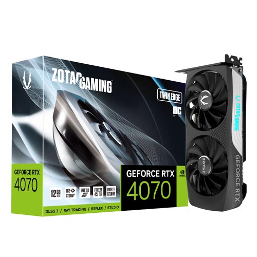 Zotac Gaming GeForce RTX 4070 TWIN EDGE OC 12GB GDDR6X Graphic Card