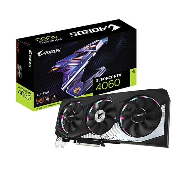 Gigabyte Aorus GeForce® RTX 4060 Elite 8GB GDDR6 128-bit Gaming Graphics Card