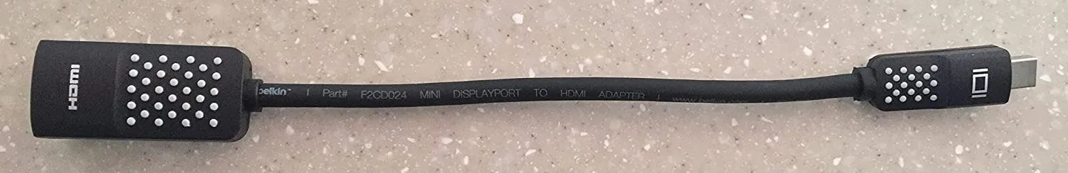 Belkin  4K Mini Display Port to HDMI Cable, Black