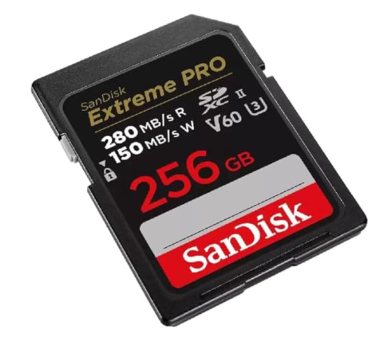 SanDisk 256GB Extreme Pro UHS-II SD Memory Card Works with Panasonic DC-G9 II, DC-S5IIX, DC-S5II Mirrorless Cameras