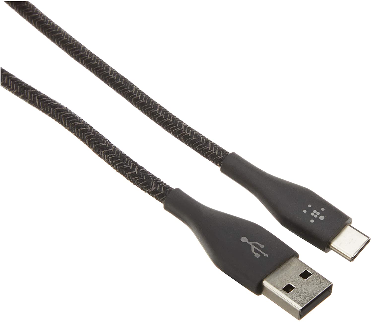Belkin DuraTek Plus USB-C to USB-A Cable with Strap (Ultra-Strong USB to USB-C Cable/USB Type-C), 10ft/3m,Black