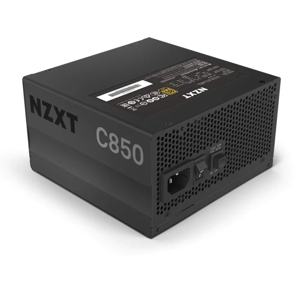 NZXT C850 PSU 80 Plus Gold 850 Watt Modular Gaming Power Supply Unit
