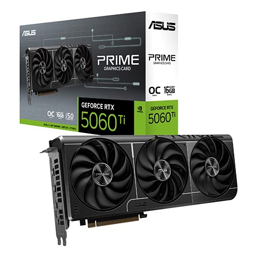 ASUS PRIME GeForce RTX 5060 Ti 16GB GDDR7 OC Edition Graphic Card