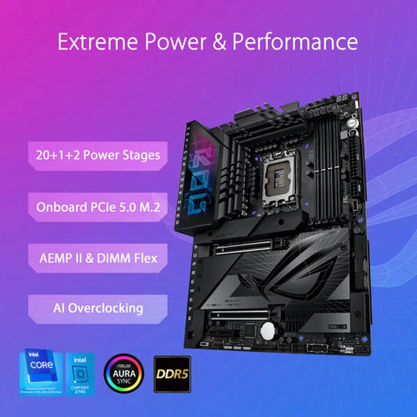Asus ROG Maximus Z790 Dark Hero (Wi-Fi) Motherboard hover view