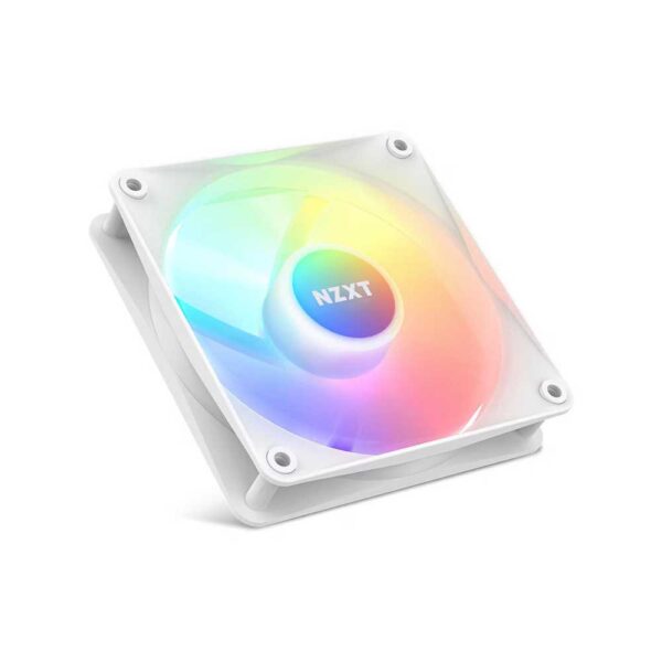 NZXT F120 RGB CORE 120MM HUB-MOUNTED CABINET FAN (MATTE WHITE)