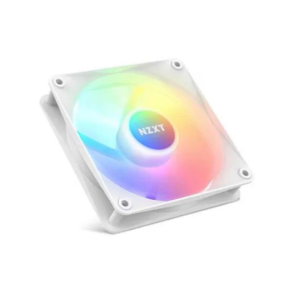 NZXT F120 RGB CORE 120MM HUB-MOUNTED CABINET FAN (MATTE WHITE)