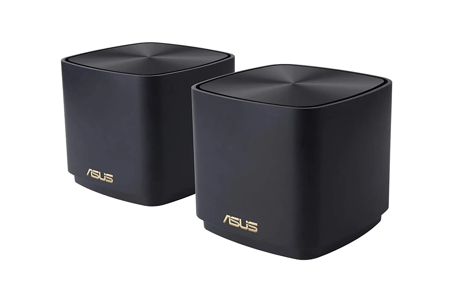ASUS ZenWiFi Mini XD4 AX 1800 Dual Band WiFi 6 Router -2 Pack (Black) Whole Home Coverage (3300 sq ft), True 8k Streaming, AI Mesh, Alexa, Commercial Grade Security and Ai Protection