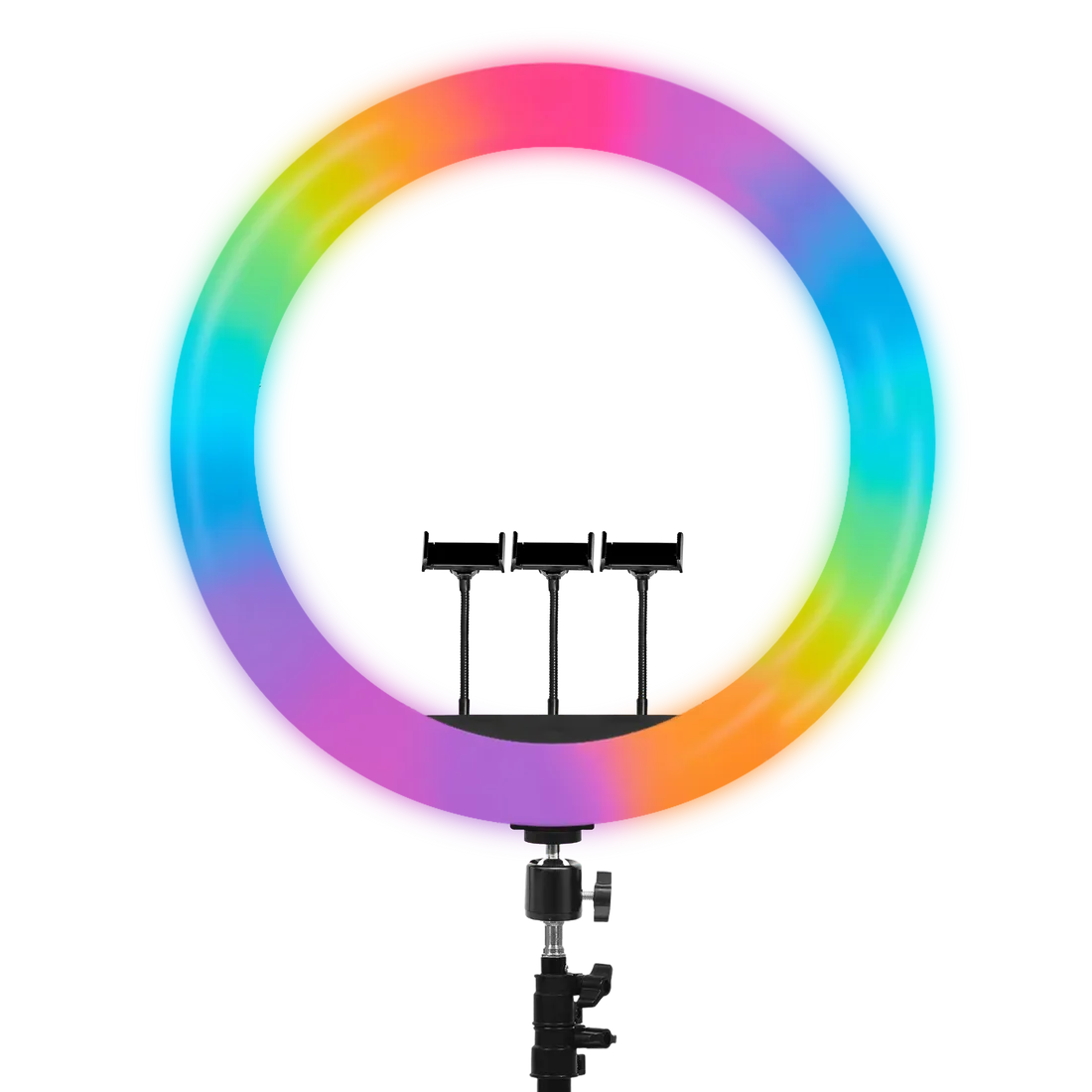 IZI LIGHT 16" Ring Light - 10 Dual & 15 RGB colors, 360 - Image 2