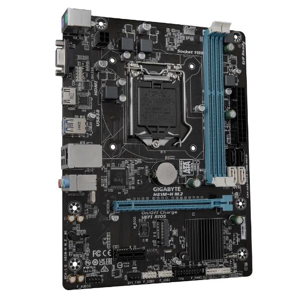 Gigabyte H81M-H M.2 (rev. 1.0) LGA 1150 DDR3 Intel® Motherboard - Image 2