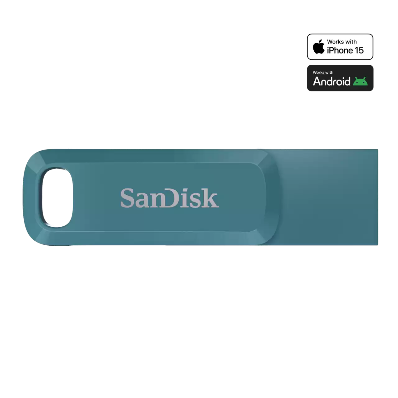 SanDisk Go 128GB USB Type C to USB Type A OTG Pen Drive (Protective Swivel Design, SDDDC3-128G-I46NPD, Navagio Bay)