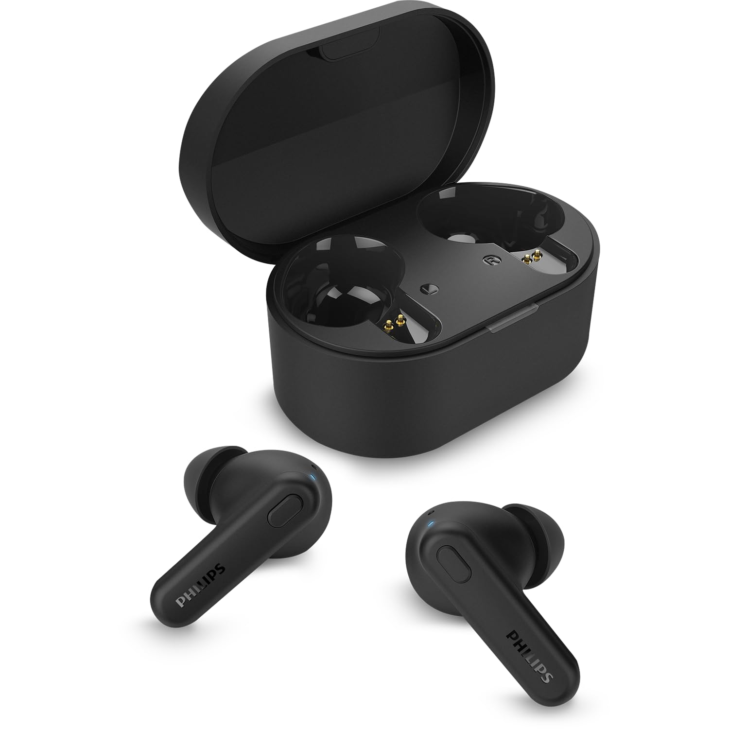 Philips TAT1108BK/00 True Wireless Earbuds, in-Ear Active Noise Cancelling Bluetooth v5.3 Earphones