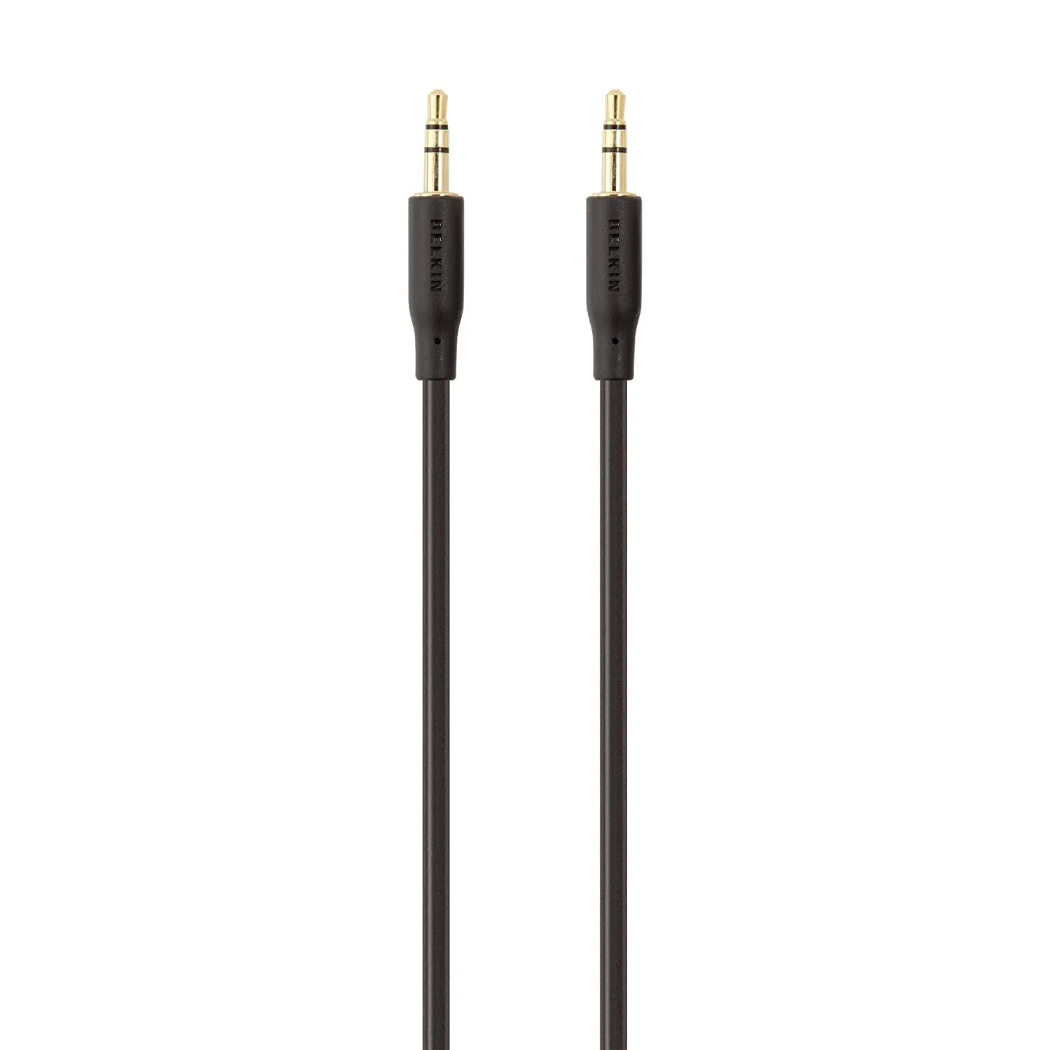 Belkin F3Y116BT2M 2-Meter Stereo to RCA Portable Audio Cable (Black/Gold)
