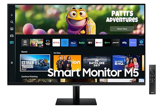 Samsung LS32CM500EWXXL 81.28 cm (32 inch) 1920 x 1080 Resolution, Black Smart Monitor hover view